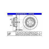 TARCZA HAM. BMW T. 7 E32 3,0 86-94