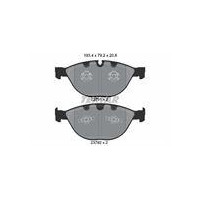 KLOCKI HAM. BMW P. E60/E61/E65/E63 3,5-6,0