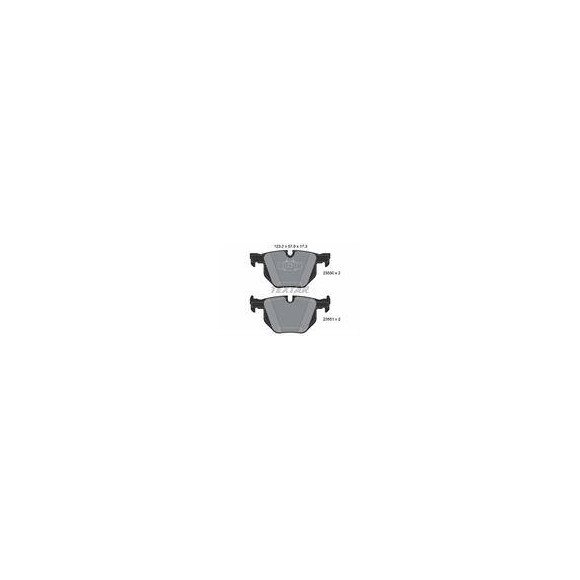 KLOCKI HAM. BMW T. 3 (E90/E91/E92/E93) 2,0-3,0 04-13 EPAD