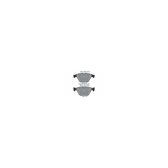 KLOCKI HAM. BMW P. 1/3 (E82/E90/E92/E93) 3,0-4,4 07-13 EPAD