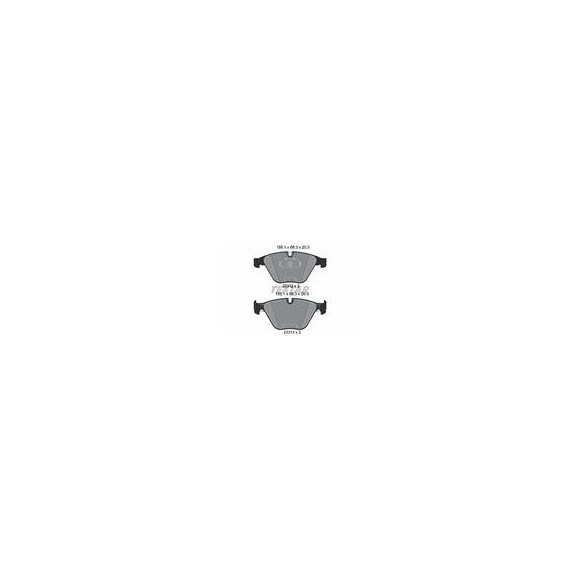 KLOCKI HAM. BMW P. 5 (E60/E61)/6 (E63/E64) 2,0-4,8 03-10 EPAD