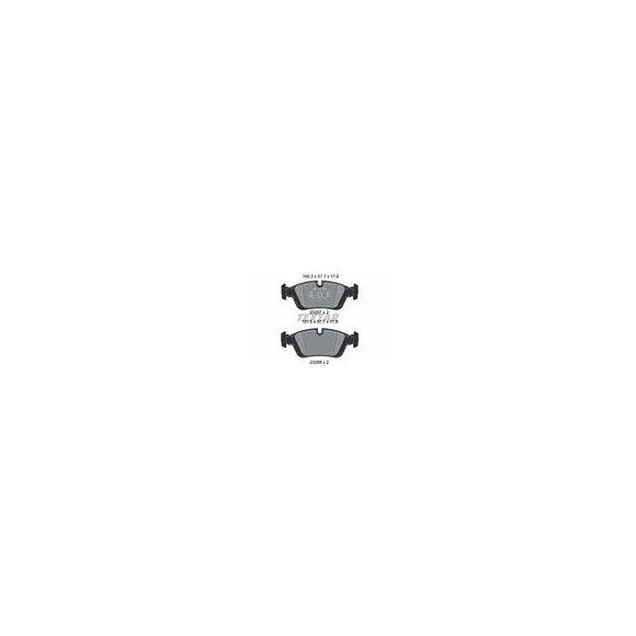 KLOCKI HAM. BMW P. 3/Z3/Z4 (E36/E46/E85) 1,6-2,8 90-09 EPAD
