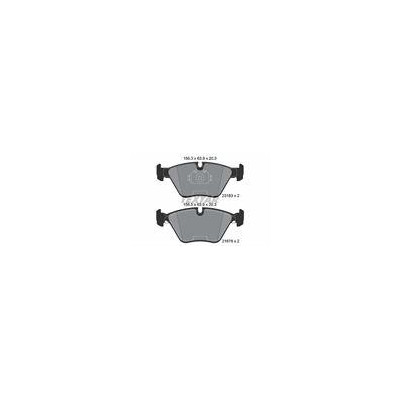 KLOCKI HAM. BMW P. 3/X3/Z4 (E46/E83) 2,0-3,0 00-11 EPAD