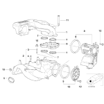 11611437384 Uszczelka kol. dolotowego BMW E46 316i 318i E36 compact 316i 1,9 - 11611437384 - Części oryginalne BMW Łódź | Sklep internetowy BMW