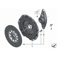 Sprzęgło komplet BMW E60 E61 E63 E64 E90 E92 F10 F11 F20 540i 550i 650i 325d 330d 525d 530d M140i M240i - 21207573789
