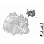 22316853449 Poduszka skrzyni biegów BMW F39 X2 F45 F46 F48 X1 MINI F54 F55 F56 F57 F60 - 22316853449 - Części oryginalne BMW Łódź | Sklep internetowy BMW