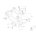 22316799330 Poduszka skrzyni biegów BMW E36 E46 E87 E90 - 22316799330 - Części oryginalne BMW Łódź | Sklep internetowy BMW