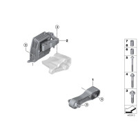 Łącznik stabilizatora zawieszenia silnika BMW F39 X2 F45 F46 F48 X1 MINI F54 F55 F56 F57 F60 - 22116885788
