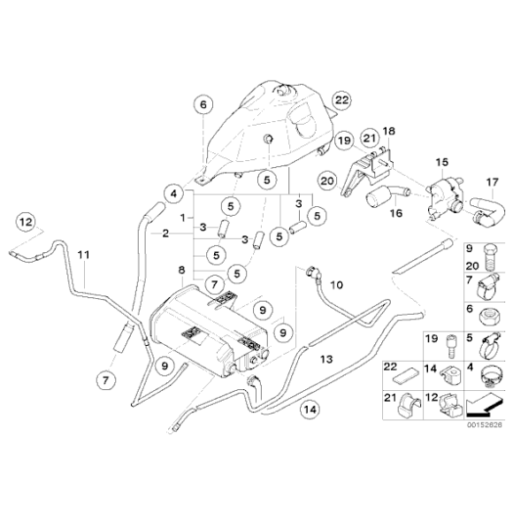 16111182585 Oryginał BMW - 16111182585 - Części oryginalne BMW Łódź | Sklep internetowy BMW