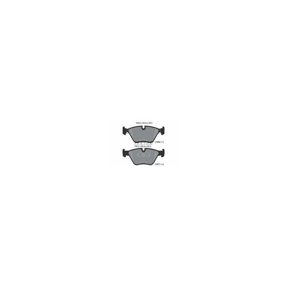 KLOCKI HAM. BMW P. 5 E39 2,0-3,5 95-04 EPAD