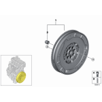 Koło dwumasowe BMW E84 X1 F10N F11N F20 F21 F25 F30 F32 F36 218d 320d 518d 520d 518d 520d 316d - 21208638897