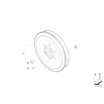 Koło dwumasowe BMW E84 X1 23dX - 21207591685