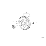 Dwumasowe koło zamachowe BMW E36 318tds M41 - 21201223422