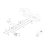 Przewód powrotny paliwa BMW E36 316g 316i 318i 318is 318ti 320i 323i 325i 328i M3 - 16121182865