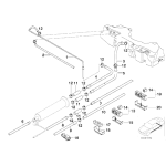 Przewód paliwa odpowietrzający AKF tylny BMW E39 520 523 525 528 530 540 - 16131183153