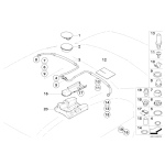 Zaślepka kol. ssącego BMW E21 E28 E30 E31 E32 E34 E36 E38 E39 E46 E53 E60 E70 E71 - 11611727176