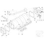 11611729727 Uszczelka pokrywy kol. ssącego BMW E31 E32 E34 E38 E39 X5 535 540 530 740 735 840 730 V8 M60 M62 - 11611729727 - Części oryginalne BMW Łódź | Sklep internetowy BMW