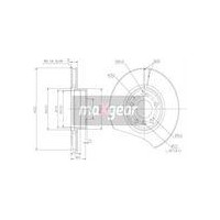 TARCZA HAM. BMW P. E39 96- Z POWŁOKĄ ANTYKOROZYJNĄ