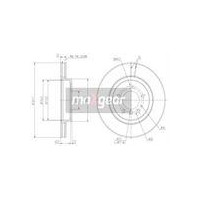 TARCZA HAM. BMW P. E46 10/99- 325MM Z POWŁOKĄ ANTYKOROZYJNĄ