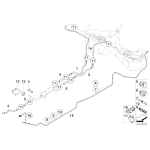 Przewód paliwa odpowietrzający BMW E46 320i 323i 325i 328i 330i - 16111184135