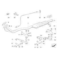 Sonda lambda BMW E36 316i 318i M43 - 11781433159