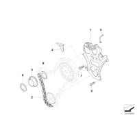 Łańcuch pompy oleju BMW E60 E61 E63 E64 E65 E70 E71 E81 E83 E87 E90 E91 F01 F10 F11 F12 F20 F30 - 11417584079