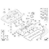11127581215 Uszczelka pokrywy BMW E60 E63 E65 E87 E90 523 525 530 630 730 130 323 325 330 N52 - 11127581215 - Części oryginalne BMW Łódź | Sklep internetowy BMW