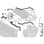 17127617365 Wąż pompy płynu chłodzącego BMW F45 F46 F48 X1 MINI F55 F56 F57 F60 - 17127617365 - Części oryginalne BMW Łódź | Sklep internetowy BMW