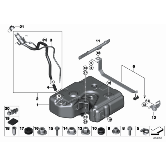 16197331701 Oryginał BMW - 16197331701 - Części oryginalne BMW Łódź | Sklep internetowy BMW