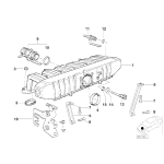 11611738629 Końcówka przyłączeniowa kol. ssący BMW E34 E36 520i 525i 525ix 320i 325i M3 M50 - 11611738629 - Części oryginalne BMW Łódź | Sklep internetowy BMW