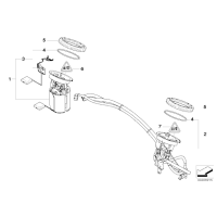 Pompa paliwa BMW E81 E82 E84 X1 E87N E88 E90 E91 E92 E93 - 16117197076