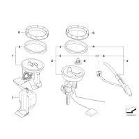Pompa paliwa BMW E46 318d 320d 330d - 16146768488