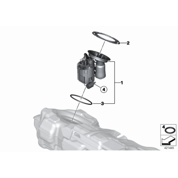 16117243972 Pompa paliwa BMW F20 F21 F22 F30 F31 F32 F34 F36 114d 116d 118d 120d 125d 316d 318d 320d 328d 330d 335d 420d 425d 430d 435d - 16 - Części oryginalne BMW Łódź | Sklep internetowy BMW