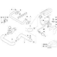 Przetwornik ciśnienia BMW E36 E39 E38 725tds 525tds 325tds 325td 525td - 11742246175