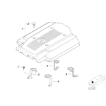 11611742968 Zatrzask mocowanie osłony silnika BMW E38 E39 730 740 530 540, produkowane po 01.1996r - 11611742968 - Części oryginalne BMW Łódź | Sklep internetowy BMW