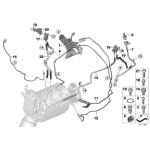 Czujnik ciśnienia spalin BMW E70 E71 X5 X6 F01 F10 F11 F15 F16 G05 G06 G07 G11 G30 M50dX 750dX M550dX - 13628573974