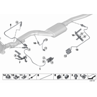 Sonda lambda BMW F07N F10N F11N 520d 525dX 520dX - 13628515640