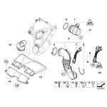 Przepływomierz BMW E84 X1 E90N E91N E92N E93N 316d 318d 320d - 13628506409