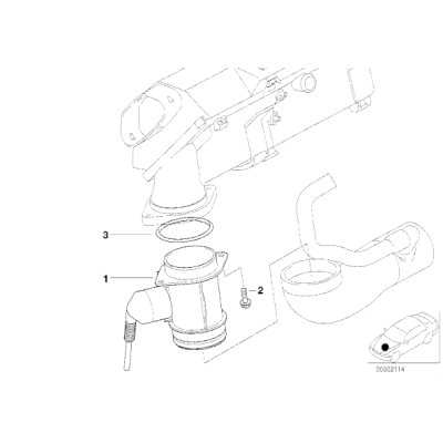 Przepływomierz BMW E36 E38 E39 525tds 725tds 325tds - 13622246084