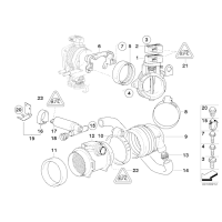 Przepływomierz BMW E36 E39 E34 520i 320i M50 M52 prod. do 09/98r. - 13621730033