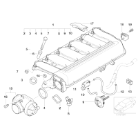 Czujnik ciśnienia powietrza BMW E38 E46 E39 X5 520d 525d 530d 730d 740d 318d 320d 330d - 13622246977