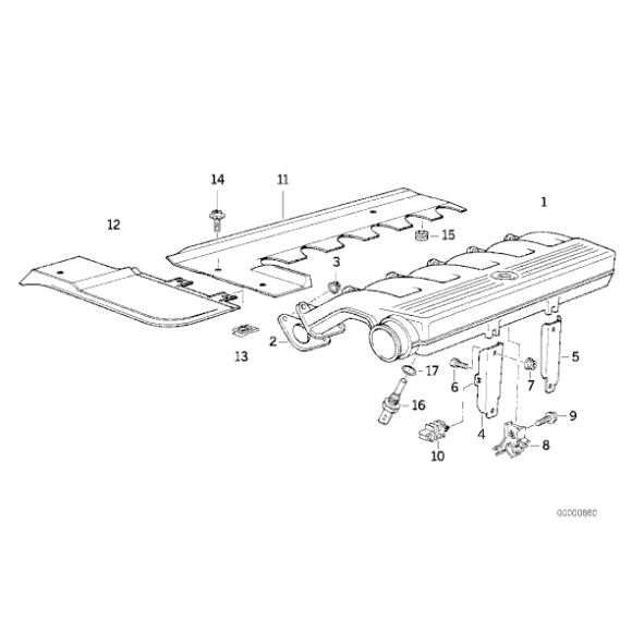 11612244391 Uszczelka kolektora BMW E34 E36 tds M51 - Oryginał BMW - 11612244391 - Części oryginalne BMW Łódź | Sklep internetowy BMW