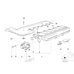 11612245438 Uszczelka kolektora dolotowego BMW E39 E38 E36 525tds 725tds 325tds 318tds - 11612245438 - Części oryginalne BMW Łódź | Sklep internetowy BMW