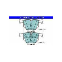 KLOCKI HAM. BMW T. 3 2,0-3,0 05-13 CERAMIC