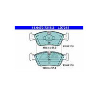 KLOCKI HAM. BMW P. 1/3 1,6-2,0 03-11 CERAMIC