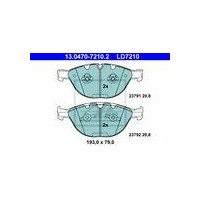KLOCKI HAM. BMW P. 5/6 3,0D 04-10 CERAMIC