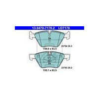 KLOCKI HAM. BMW P. 5 03-10 CERAMIC