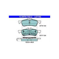 KLOCKI HAM. MINI T. ONE/COOPER/WORKS 1,4-1,6 01-07 CERAMIC