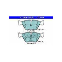 KLOCKI HAM. BMW P. E39 2,0-3,5 95-04 CERAMIC