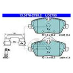 KLOCKI HAM. BMW P. 1/2 1,5-2,0 D 04- CERAMIC